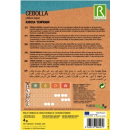 Semillas Horticolas Cebolla Babosa "Temprana"