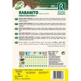 Semilla Bio Rabanito French Breakfast 3